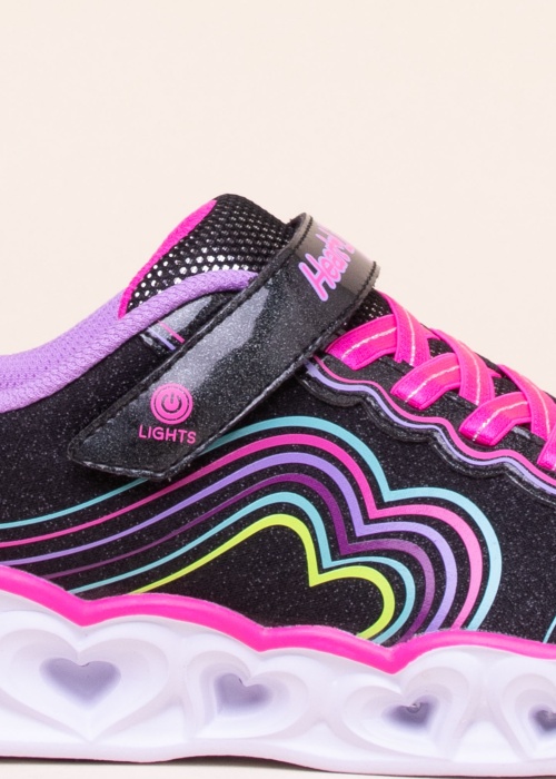 Skechers blyksintys laisvalaikio batai Heart Lights