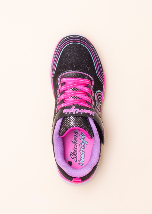 Skechers blyksintys laisvalaikio batai Heart Lights