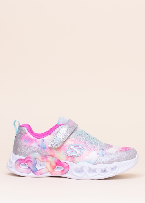 Skechers blyksintys laisvalaikio batai Infinite Heart Lights