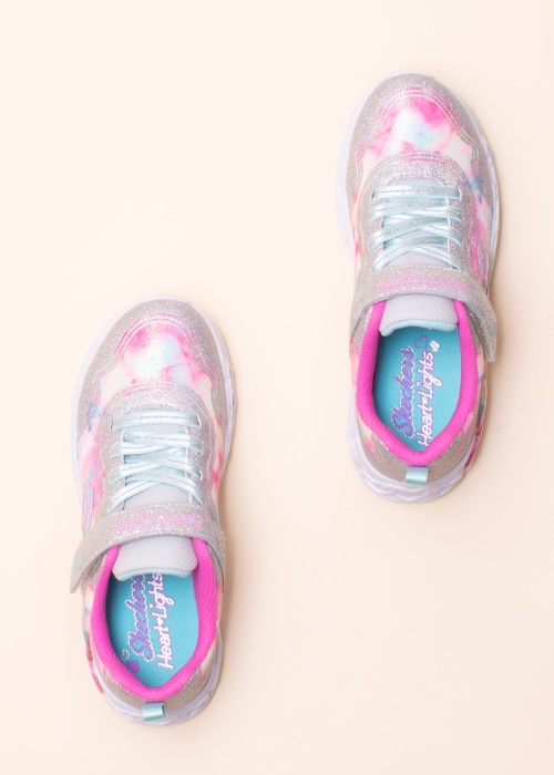 Skechers blyksintys laisvalaikio batai Infinite Heart Lights