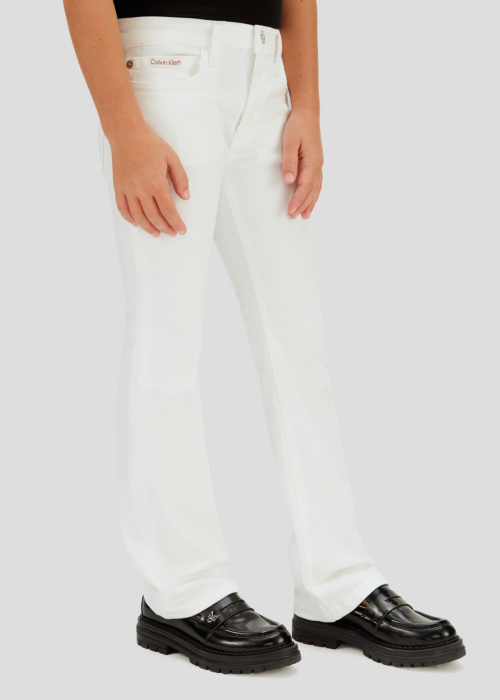 Calvin Klein džinsai Flare White
