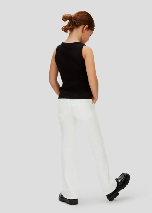 Calvin Klein džinsai Flare White