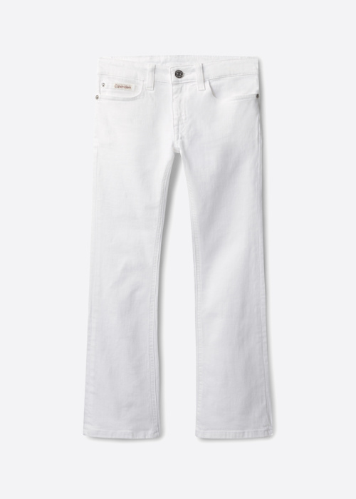 Calvin Klein džinsai Flare White