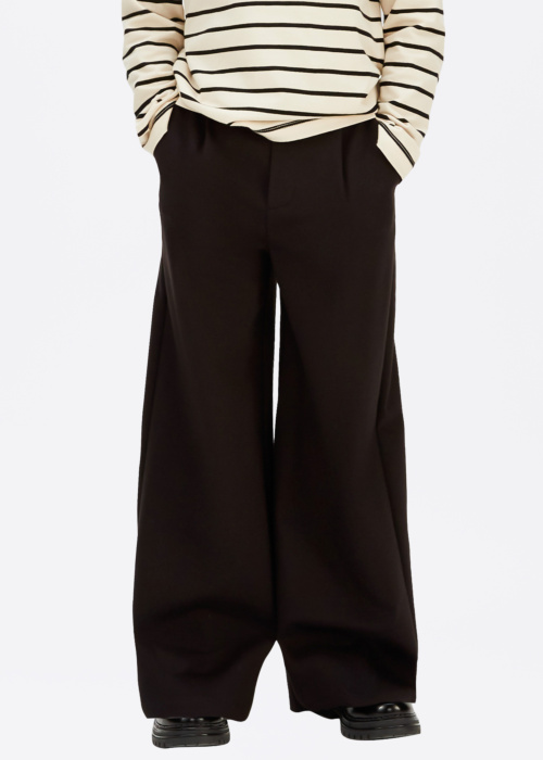 Calvin Klein kelnės Logotipas Tape Wide Leg Punto