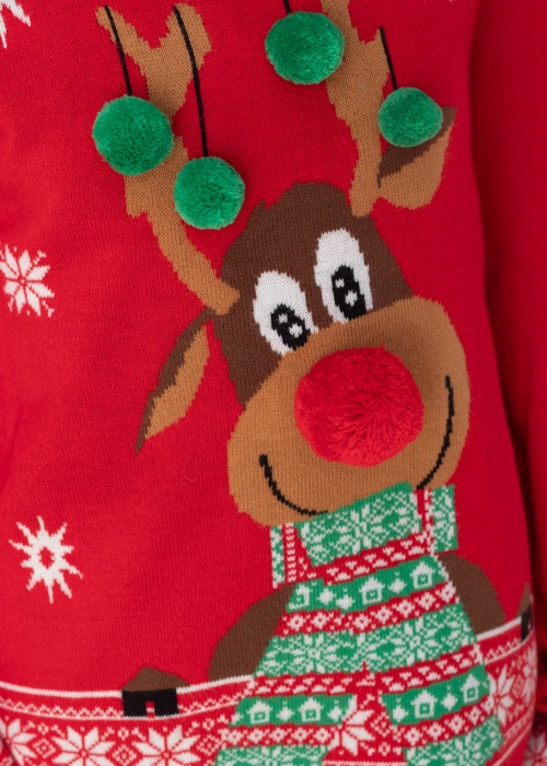 Vero Moda kalėdinis megztinis Newfrostydeer