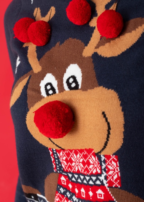 Vero Moda kalėdinis megztinis Newfrostydeer