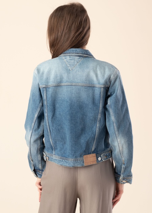 Tommy Jeans džinsinis švarkas Mom Cls