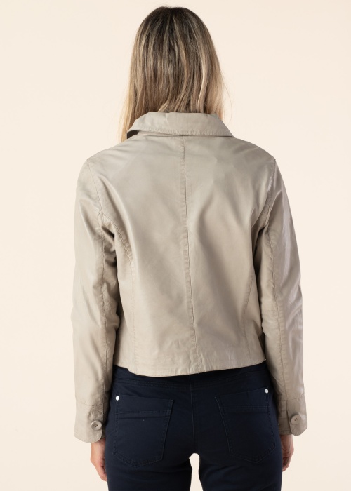 Saki odinė striukė Thea