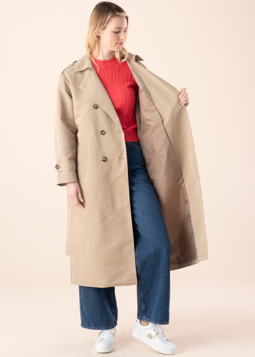 Vero Moda pavasario-rudens paltas Chloe Long Trenchcoat Ga