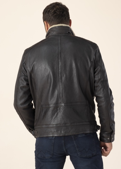 Saki odinė striukė Lance