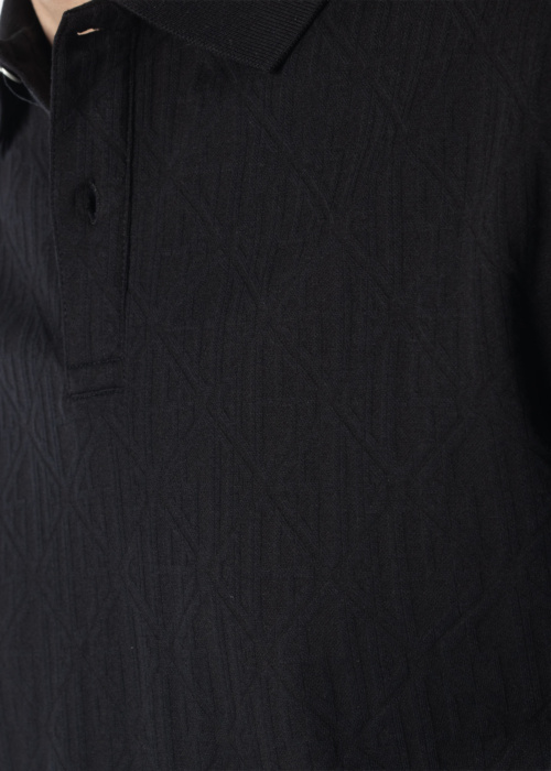 Guess polo marškinėliai Jacquard