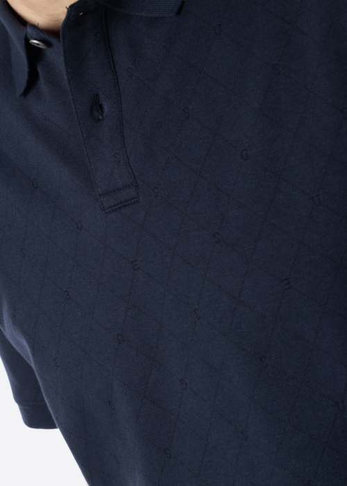 Guess polo marškinėliai Jacquard