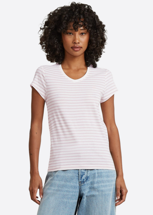 G-Star marškinėliai Stripe Eyben Slim