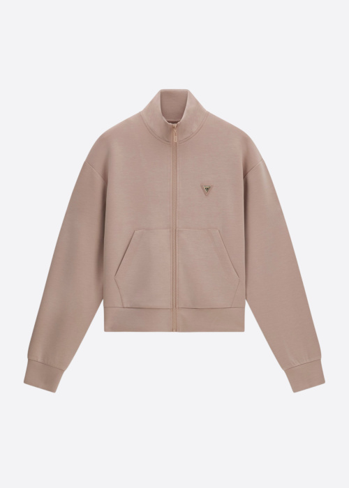 Guess džemperis Olympe High Neck Full Zip