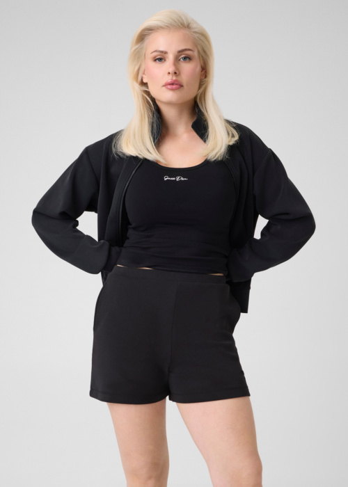 Guess džemperis Olympe High Neck Full Zip