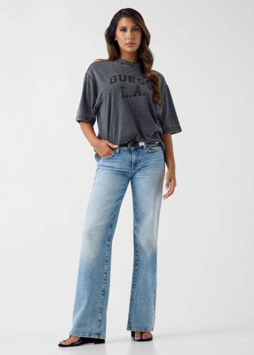Guess marškinėliai Burnout Oversize