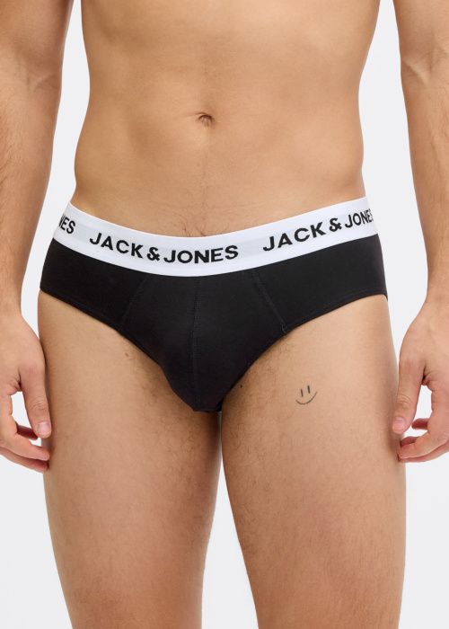 Jack & Jones kelnaitės Mason solid briefs 3-pack