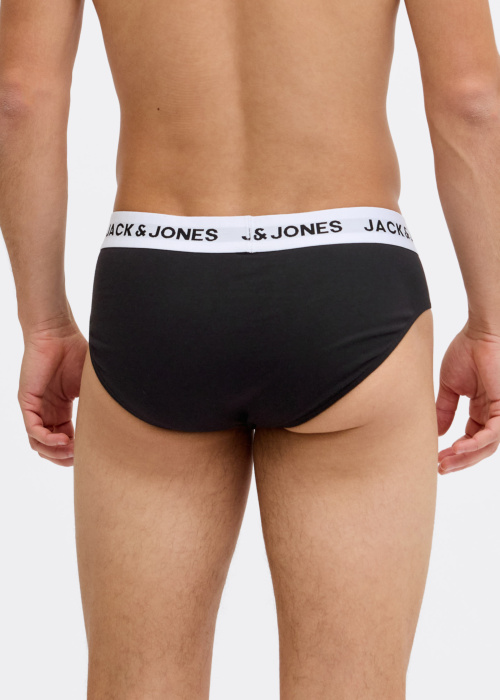 Jack & Jones kelnaitės Mason solid briefs 3-pack