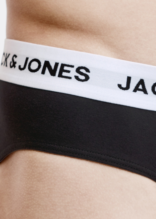 Jack & Jones kelnaitės Mason solid briefs 3-pack