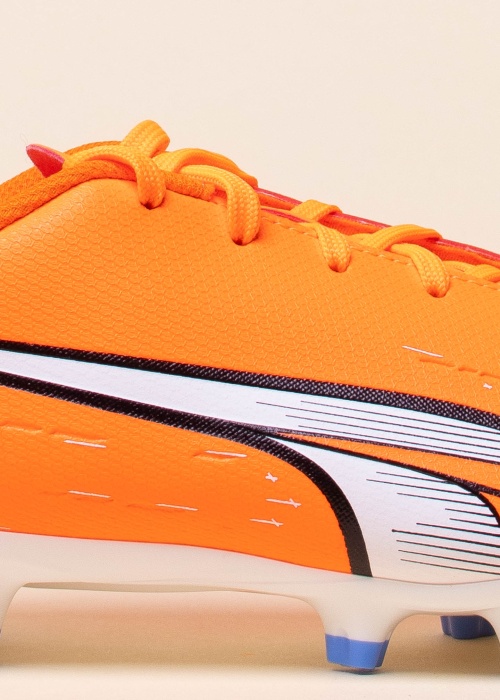 Puma futbolo bateliai kietai natūralios Ultra Play Fg/ag Jr
