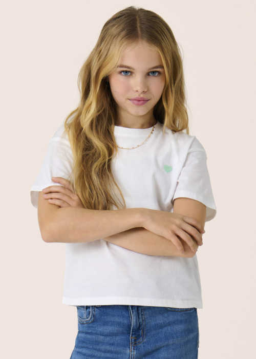 Only marškinėliai Maiken Life Cropheart