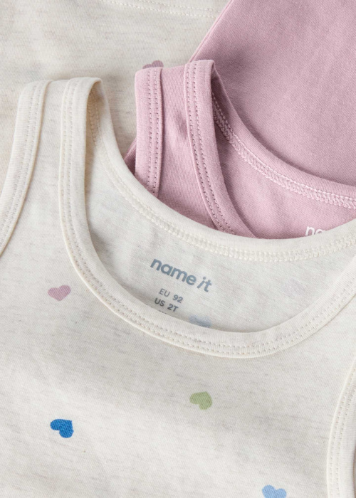Name It Mini marškinėliai Hearts 2p