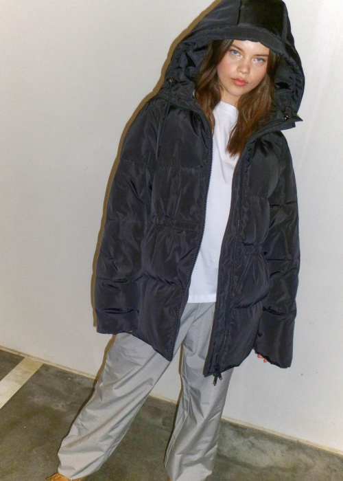 Noisy May pūkinė striukė Cerise