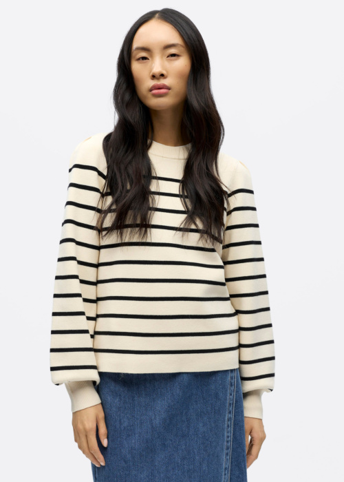 Object megztinis Jreynard L/s Re Puff Sleeve Knit