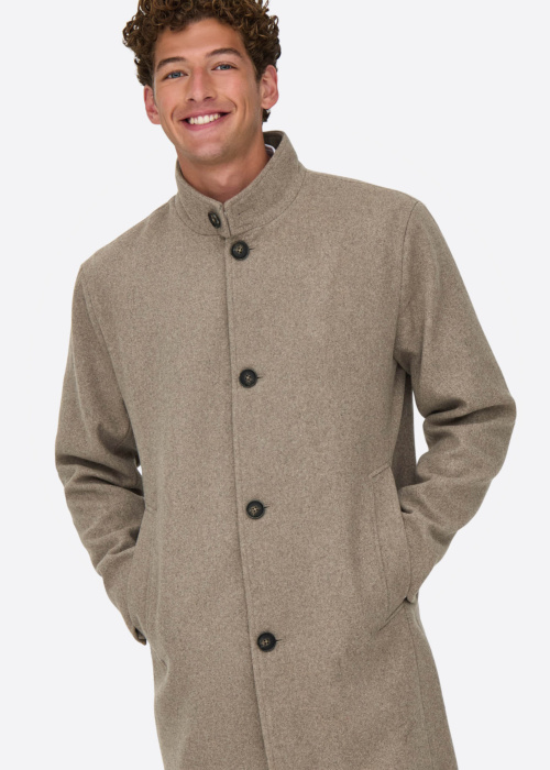 Only & Sons pavasario-rudens paltas Charles Wool