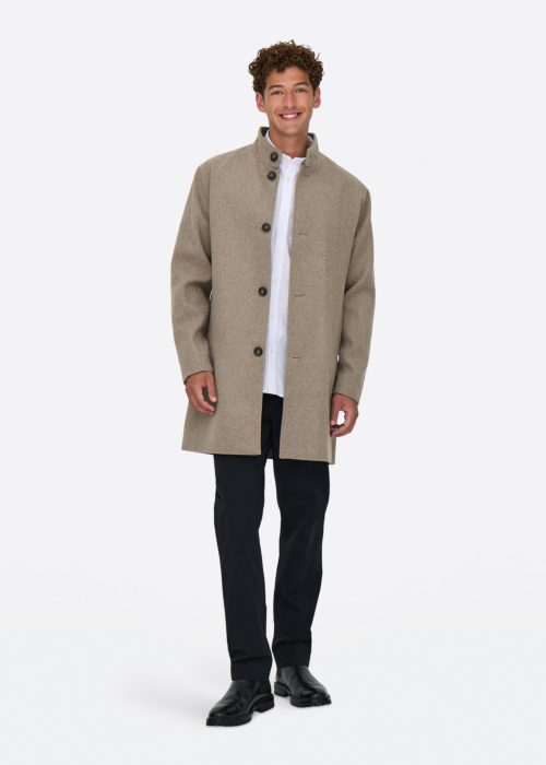 Only & Sons pavasario-rudens paltas Charles Wool