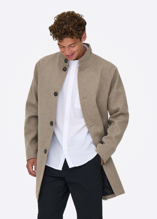 Only & Sons pavasario-rudens paltas Charles Wool