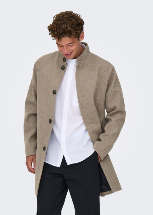 Only & Sons pavasario-rudens paltas Charles Wool