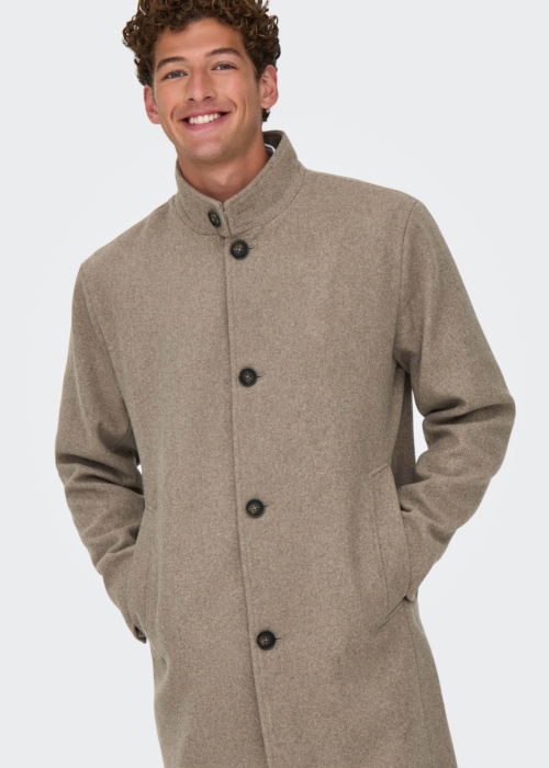 Only & Sons pavasario-rudens paltas Charles Wool