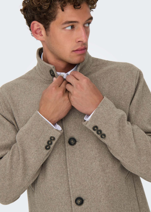Only & Sons pavasario-rudens paltas Charles Wool