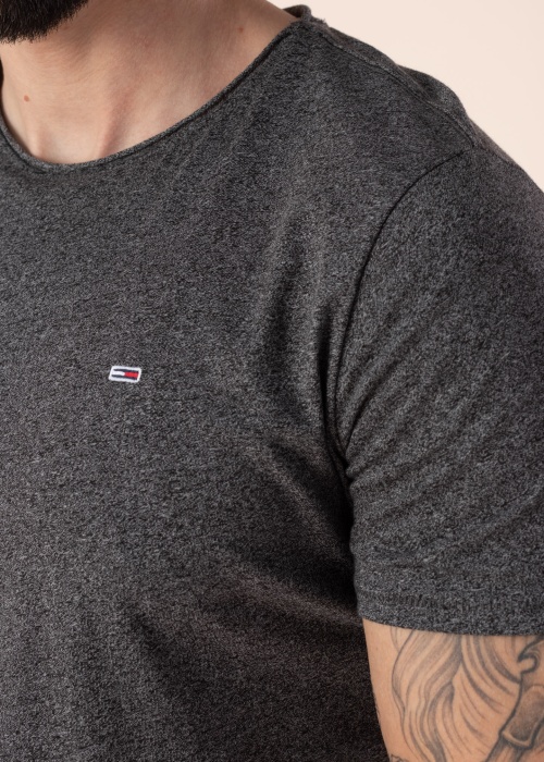 Tommy Jeans marškinėliai Tjm Xslim Jaspe Neck Ext
