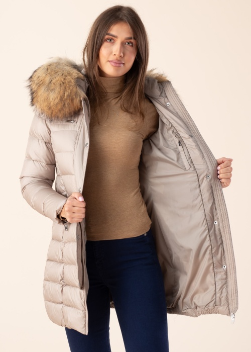 Rockandblue pūkinis paltas Joyce