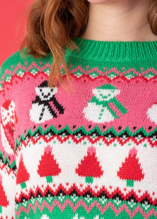 Vero Moda kalėdinis megztinis Xmasmix