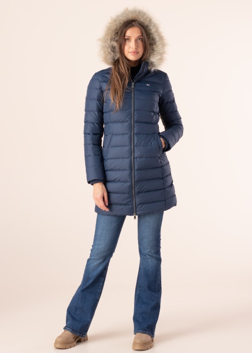 Tommy Jeans pūkinis paltas Essential