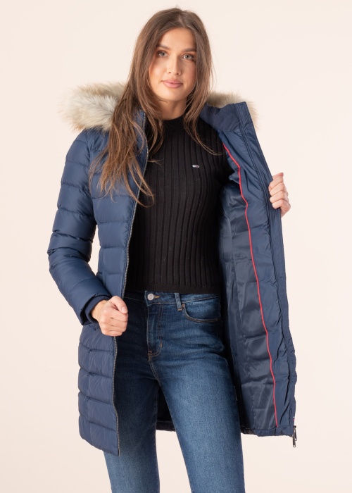 Tommy Jeans pūkinis paltas Essential