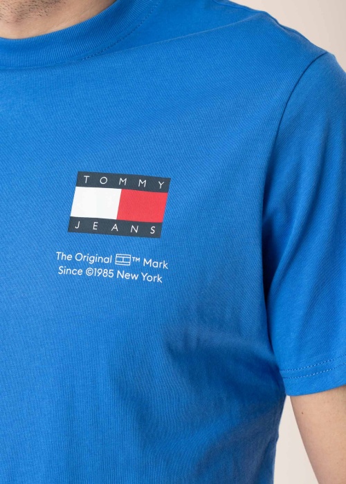Tommy Jeans marškinėliai Slim Essential Flag