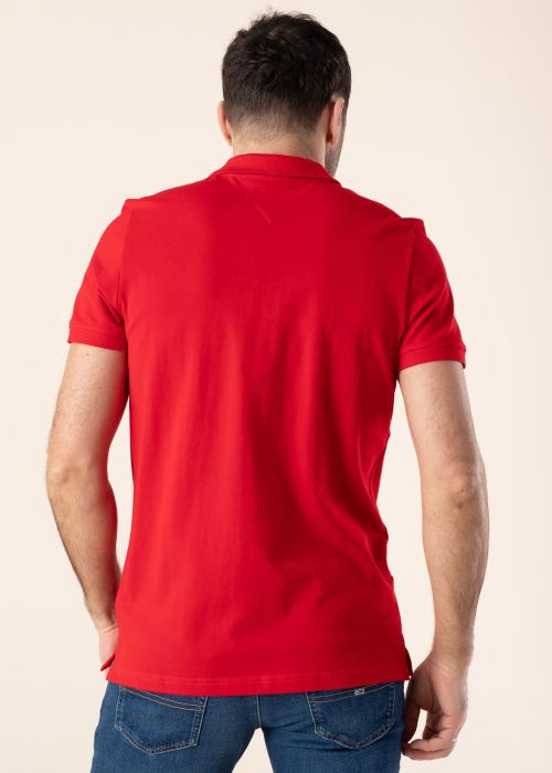 Tommy Jeans polo marškinėliai Slim Placket