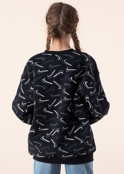 Nike džemperis Nsw Club Flc Ovrszd Crw Logotipas