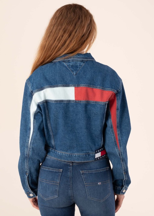 Tommy Jeans džinsinis švarkas Claire Crp Jckt Flg Ch6134 Ext