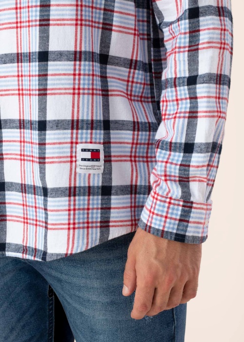 Tommy Jeans palaidinė Tjm Check Peached Shirt Ext