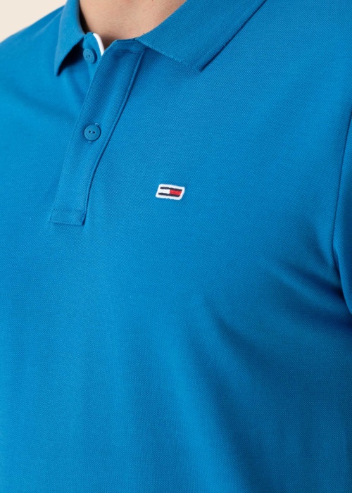 Tommy Jeans polo marškinėliai Tjm Slim Placket polo Ext
