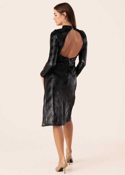 SuperDry formali suknelė Chevron Open Back