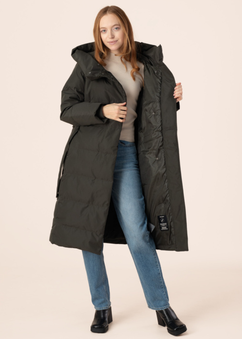 Vero Moda pūkinis paltas Leonie