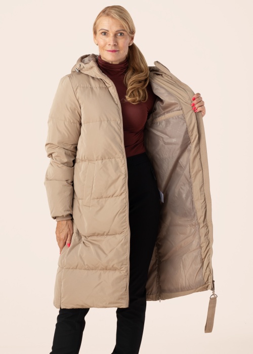 Fransa pūkinis paltas Bella