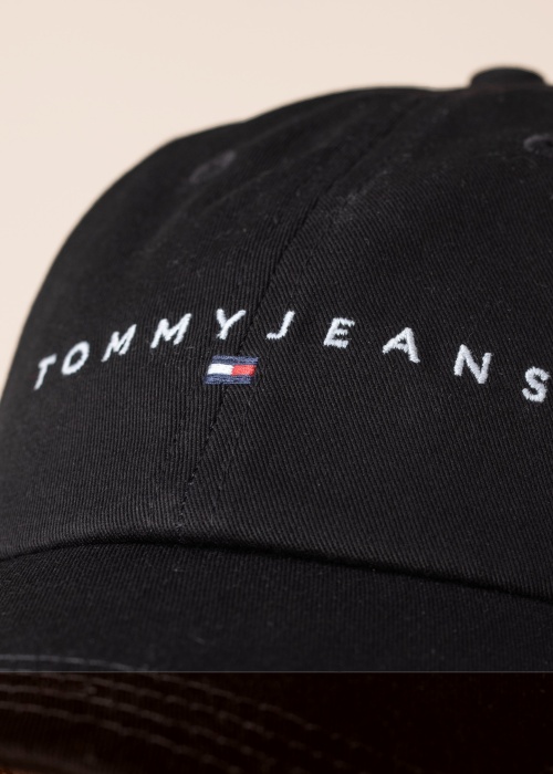 Tommy Jeans kepurė Linear Logotipas