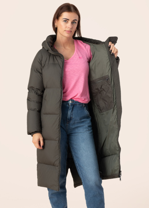 Beaumont pūkinis paltas Fern